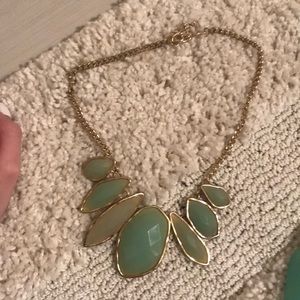 Green and gold necklace